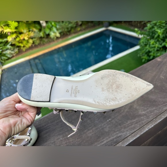 Valentino studded flats only worn once in perfect condition!!! - Picture 9 of 15